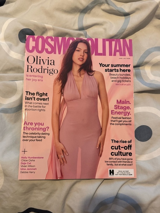 Cosmopolitan Other - British Cosmopolitan Magazine — Olivia Rodrigo Pink Cover